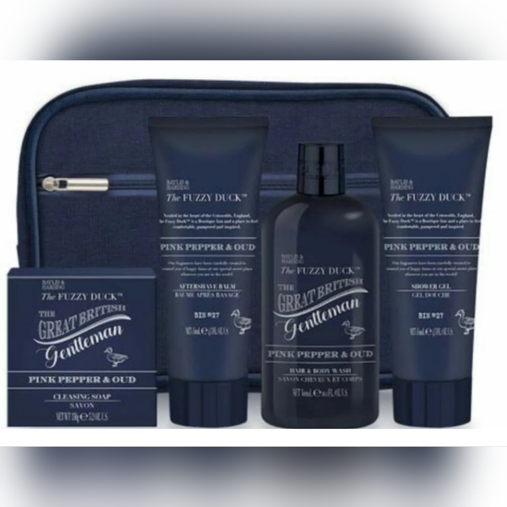 Baylis & Harding GIFT The Fuzzy Duck Ultimate Men Grooming Kit Pink Pepper & Oud
